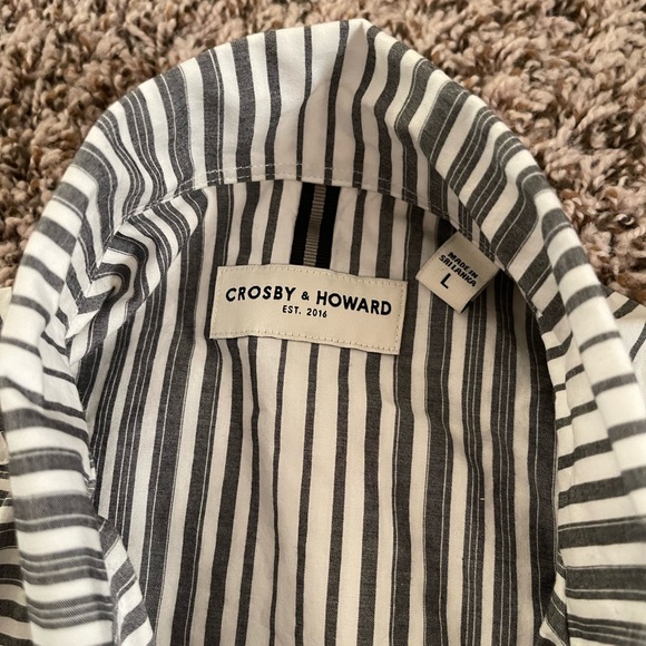 Crosby & Howard Men’s L Dress Shirt - Picture 2 of 6